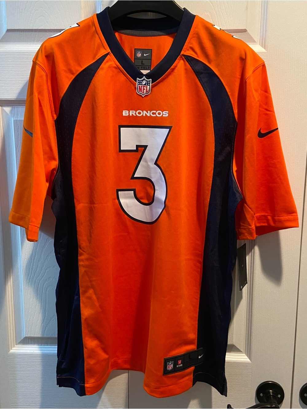 Nike Denver Broncos Russell Wilson Game Jersey - Mens Large